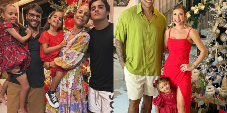 Ivete, Leo Santana, Thais Carla, Bell e Scheila Carvalho: confira fotos do Natal dos famosos