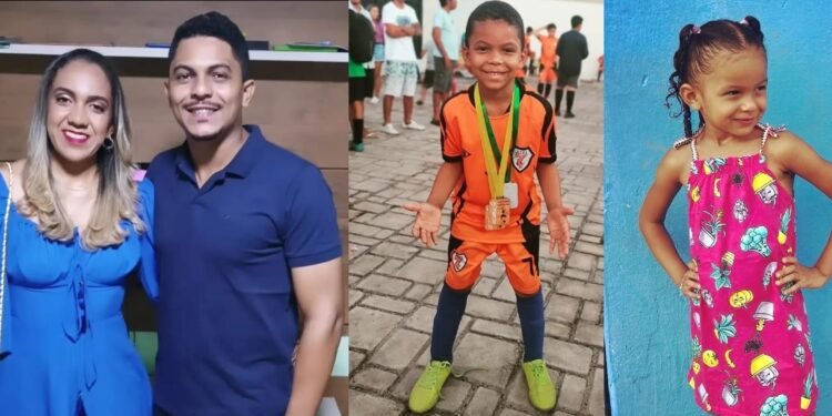 Pais e filhos de 6 e 3 anos morrem após batida entre caminhonete e carro em rodovia da Bahia