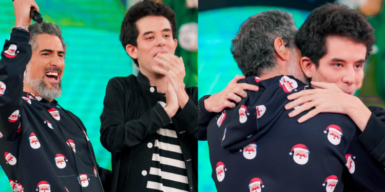 Romeo, filho de Marcos Mion, celebra seus 18 anos no Caldeirão e emociona a todos com dança