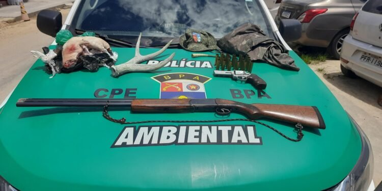 Armas de fogo utilizadas para caça ilegal são apreendidas em União dos Palmares